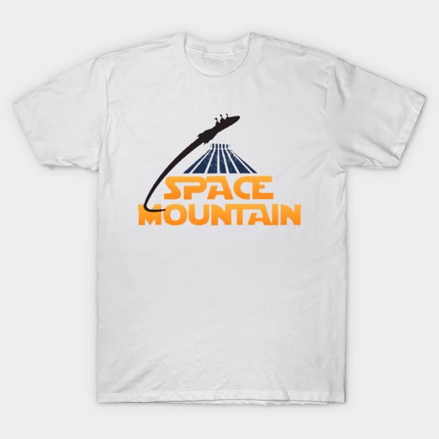 Space mountain t shirt top